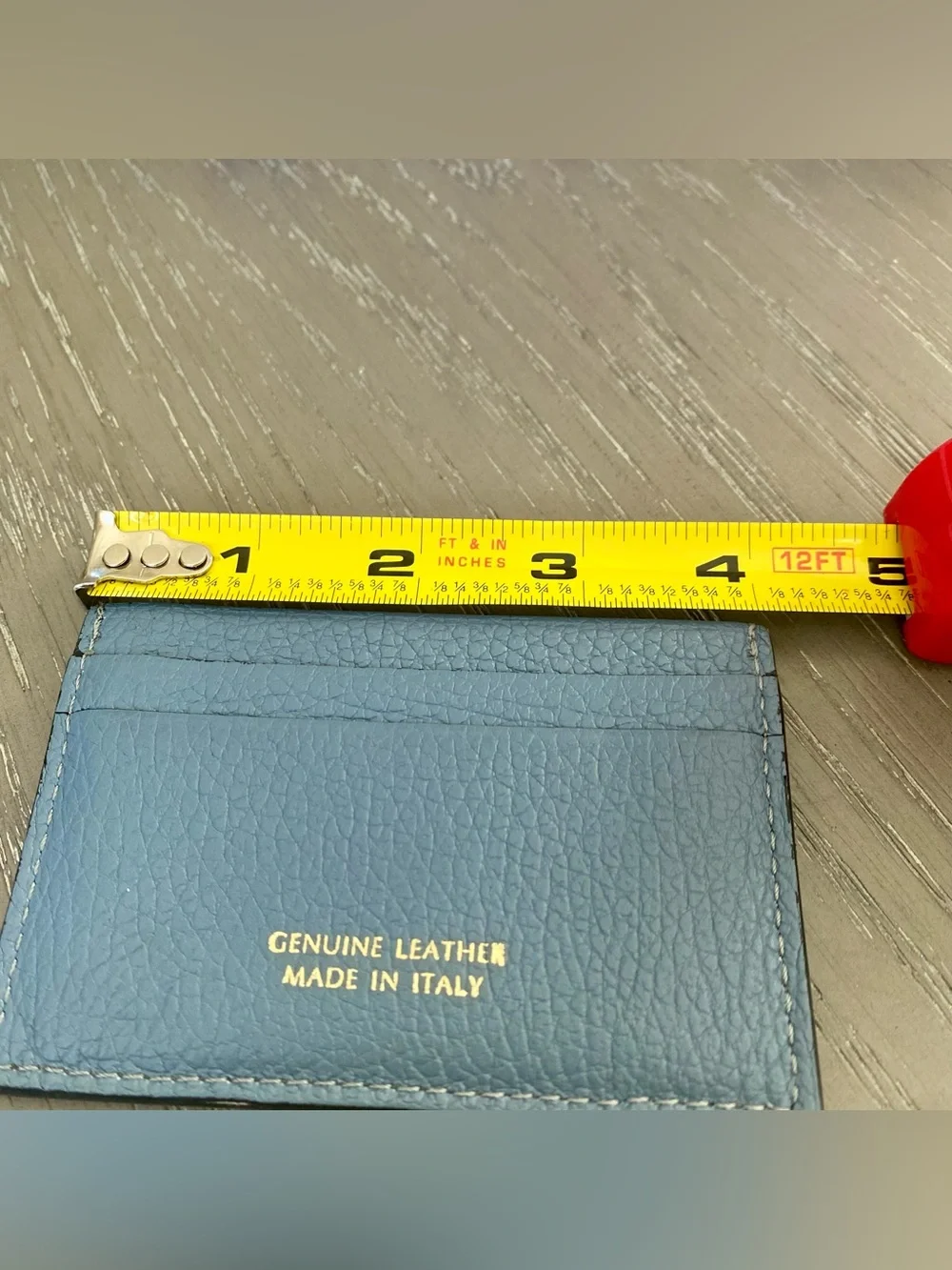 Georgio And Son Double Side Card Holder Genuine Leather Made In Italy